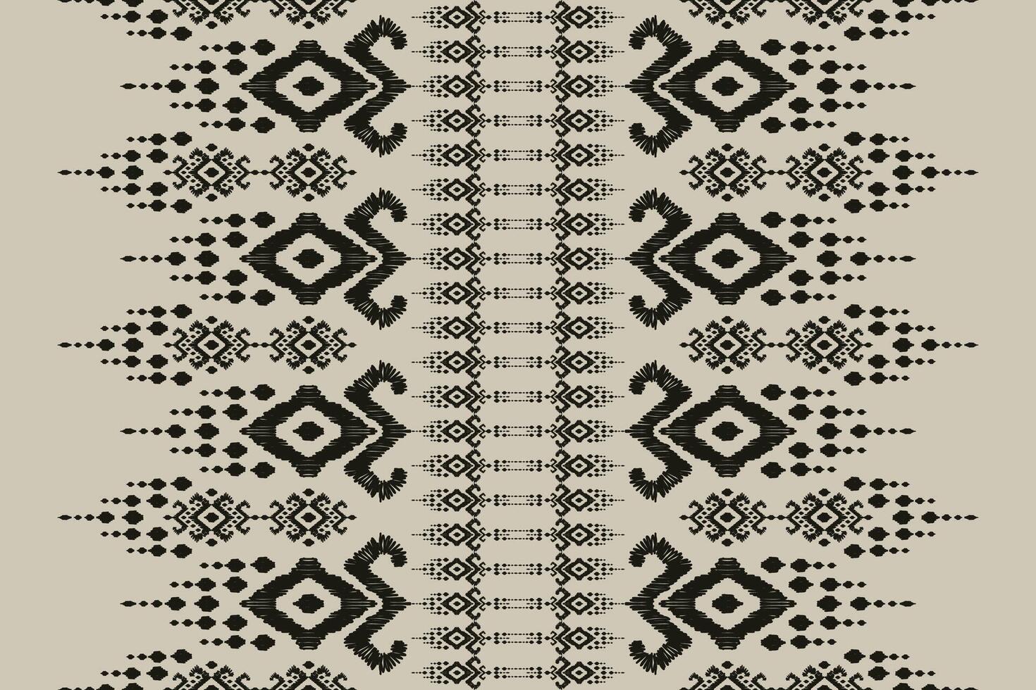 ikat tribal Indisch naadloos patroon. etnisch aztec kleding stof tapijt mandala ornament inheems boho chevron textiel.geometrisch Afrikaanse Amerikaans oosters traditioneel illustraties. borduurwerk stijl vector