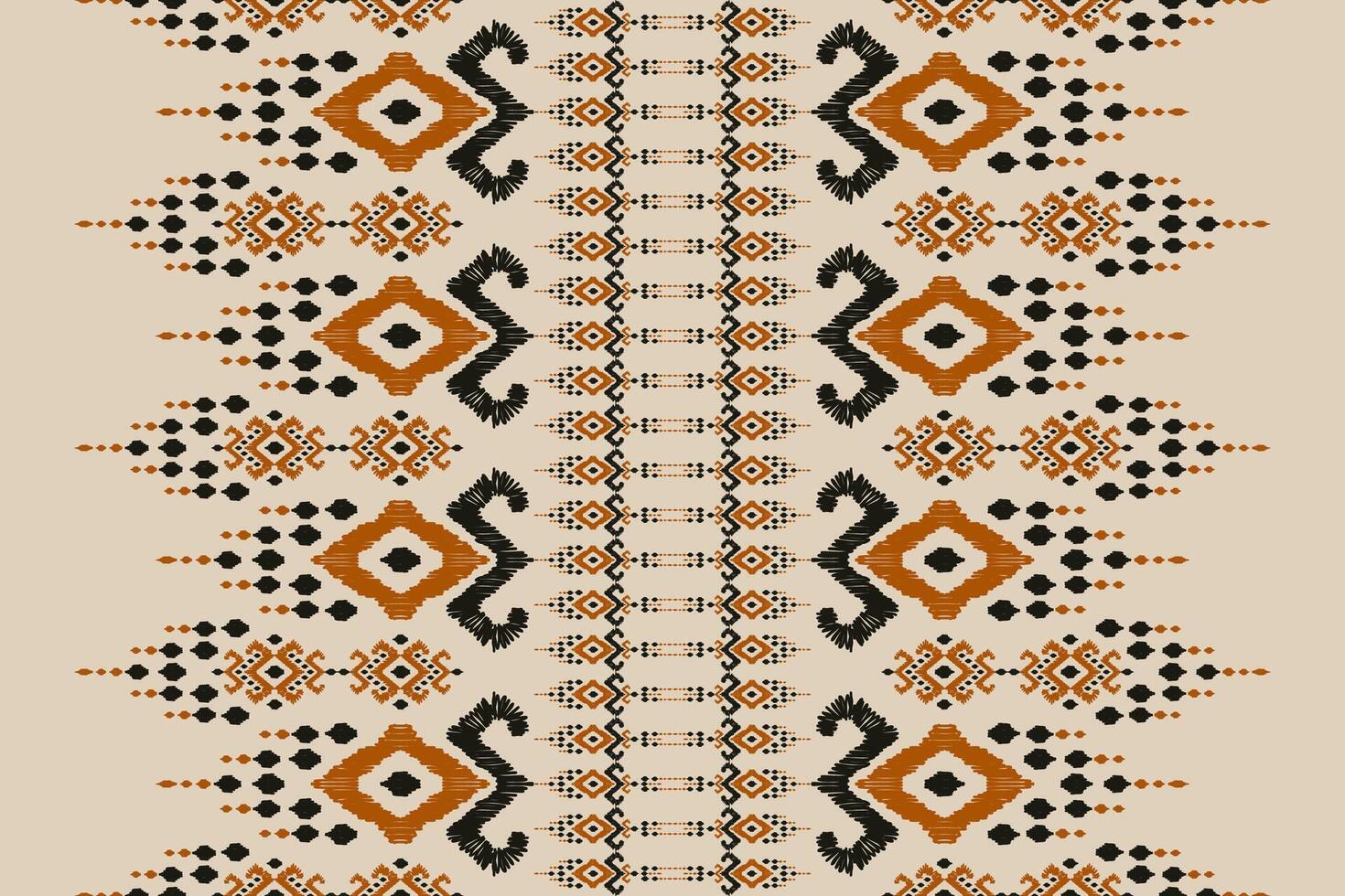 ikat tribal Indisch naadloos patroon. etnisch aztec kleding stof tapijt mandala ornament inheems boho chevron textiel.geometrisch Afrikaanse Amerikaans oosters traditioneel illustraties. borduurwerk stijl vector