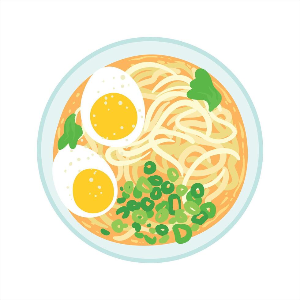 udon is Japans voedsel vector