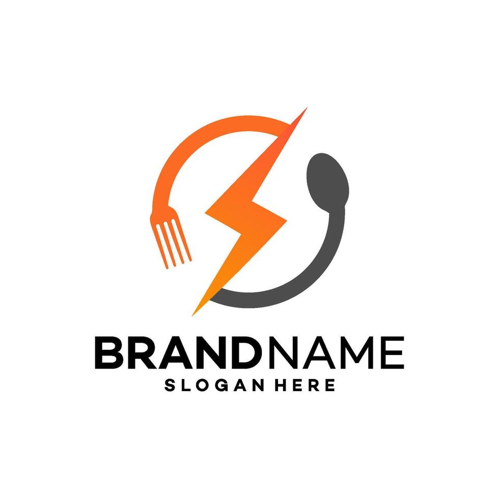 voedsel logo ontwerp sjabloon illustratie vector