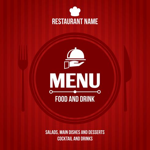 Restaurant menu ontwerp vector