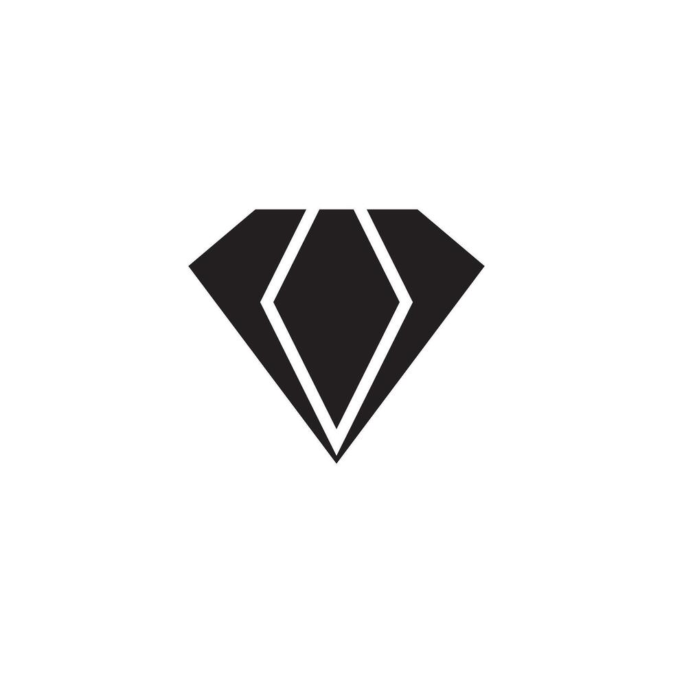 diamant logo sjabloon icoon illustratie ontwerp vector