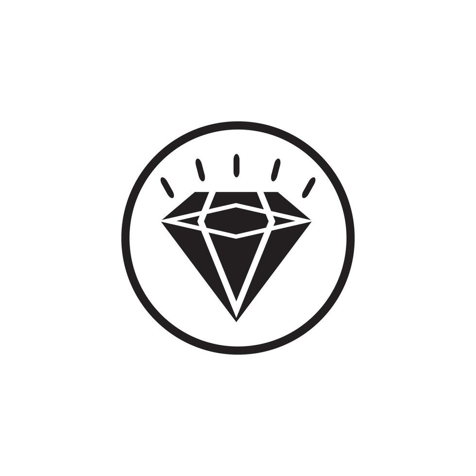 diamant logo sjabloon icoon illustratie ontwerp vector