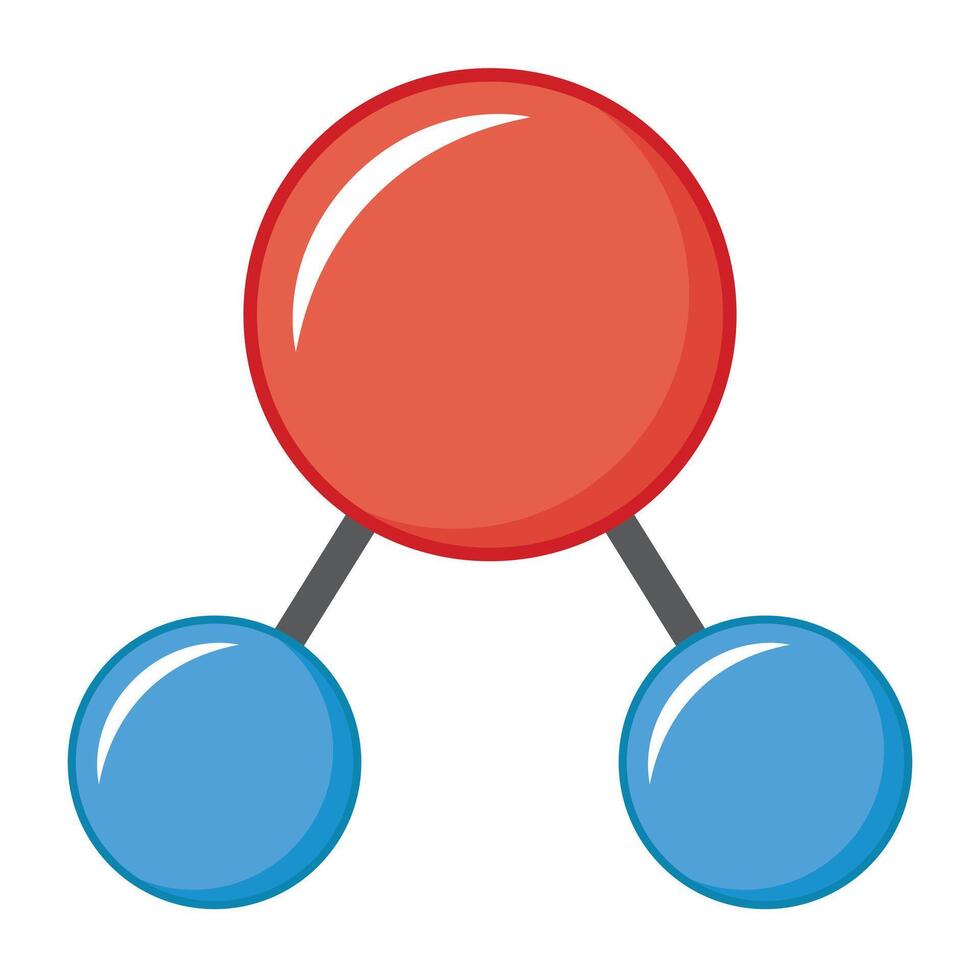 water of h2o chemisch structuur illustratie vector