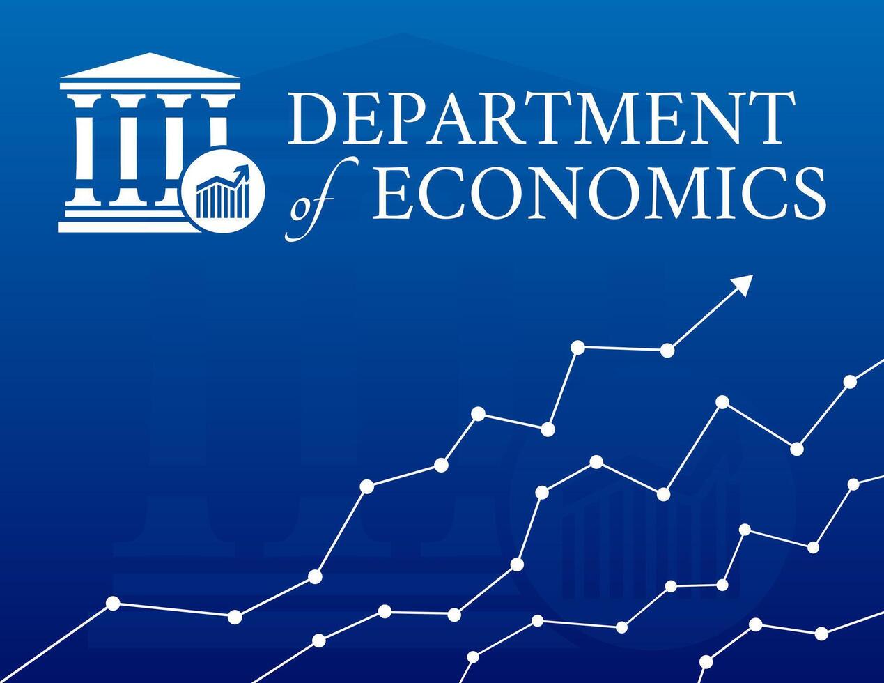 ons afdeling van economie illustratie achtergrond vector