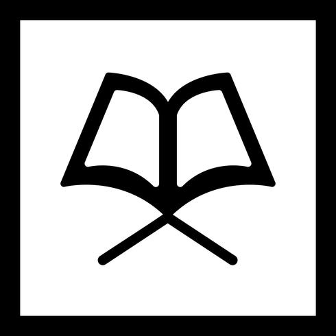 Vector Heilige koran pictogram