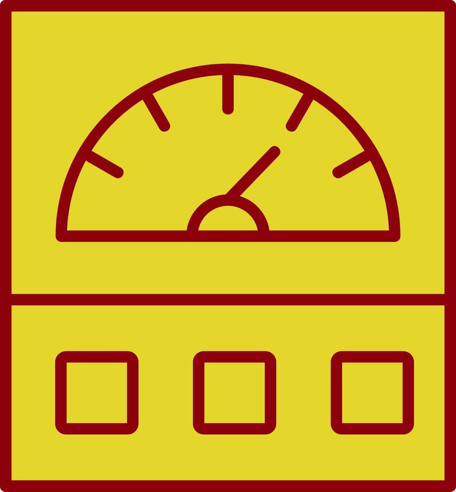 ampèremeter wijnoogst icoon ontwerp vector