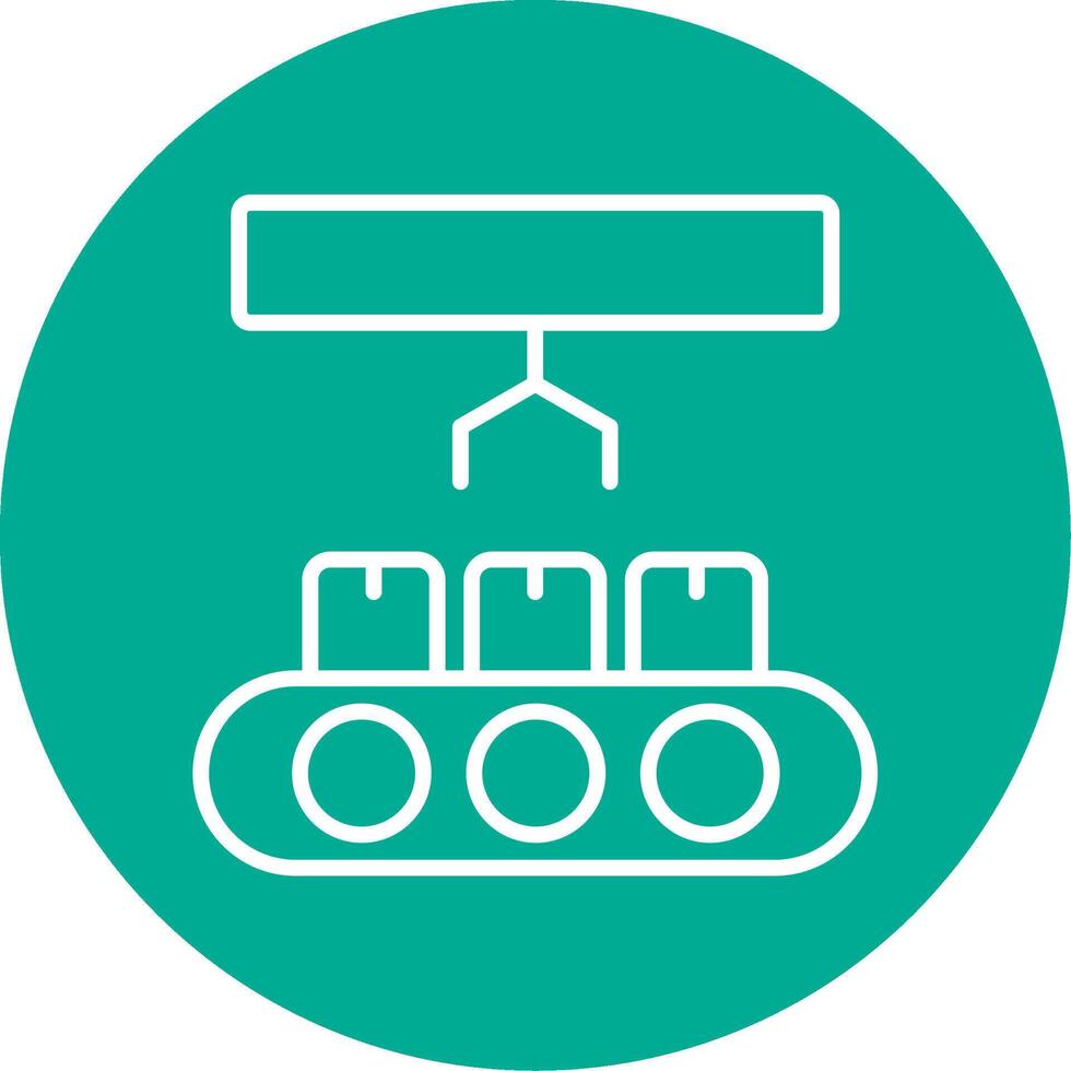 industrie multi kleur cirkel icoon vector