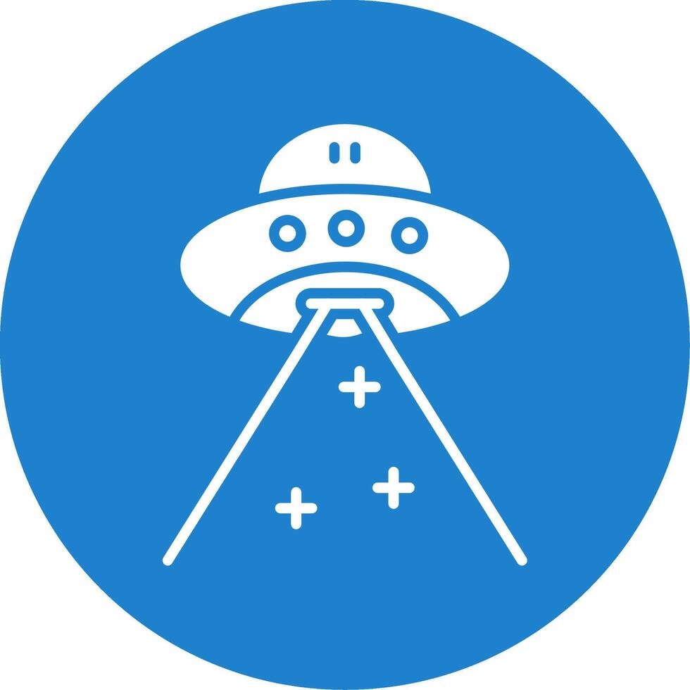 ufo multi kleur cirkel icoon vector