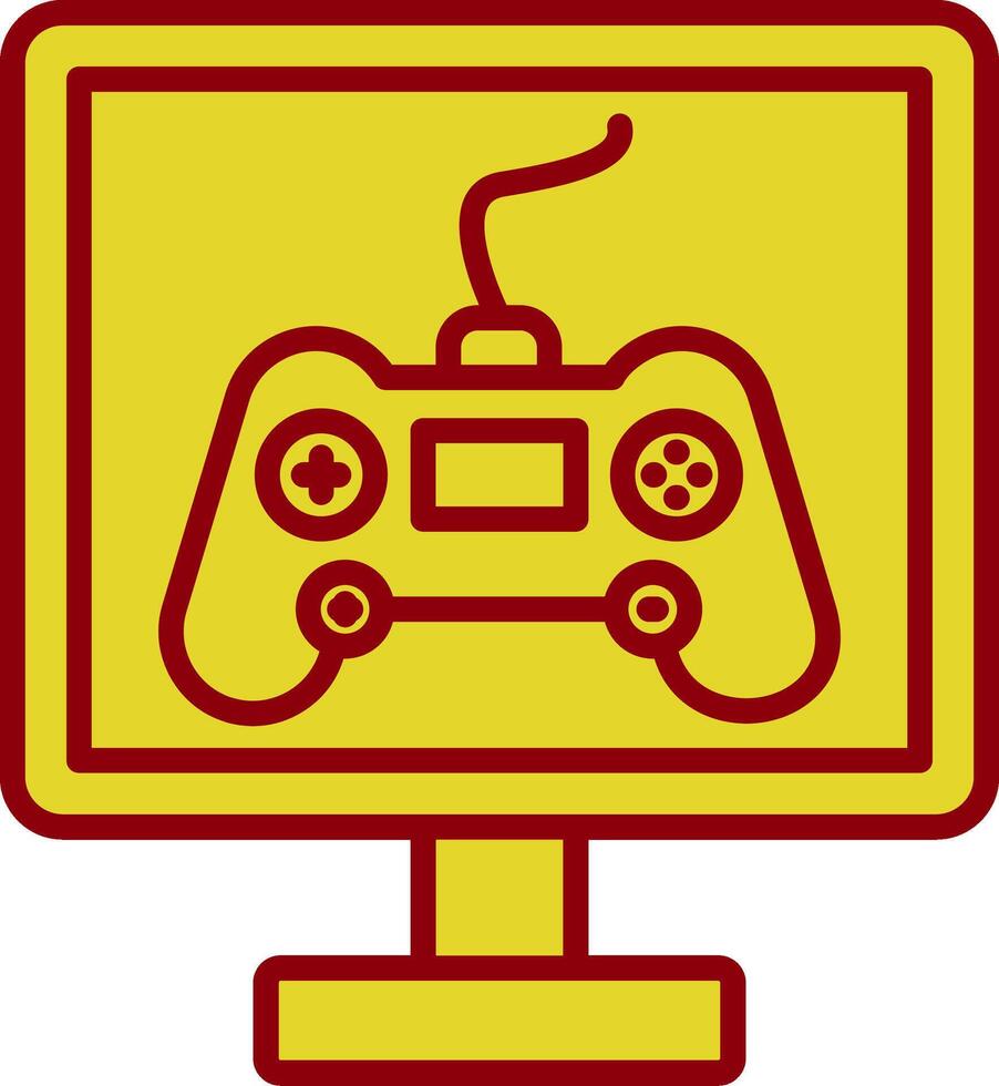 gaming wijnoogst icoon ontwerp vector