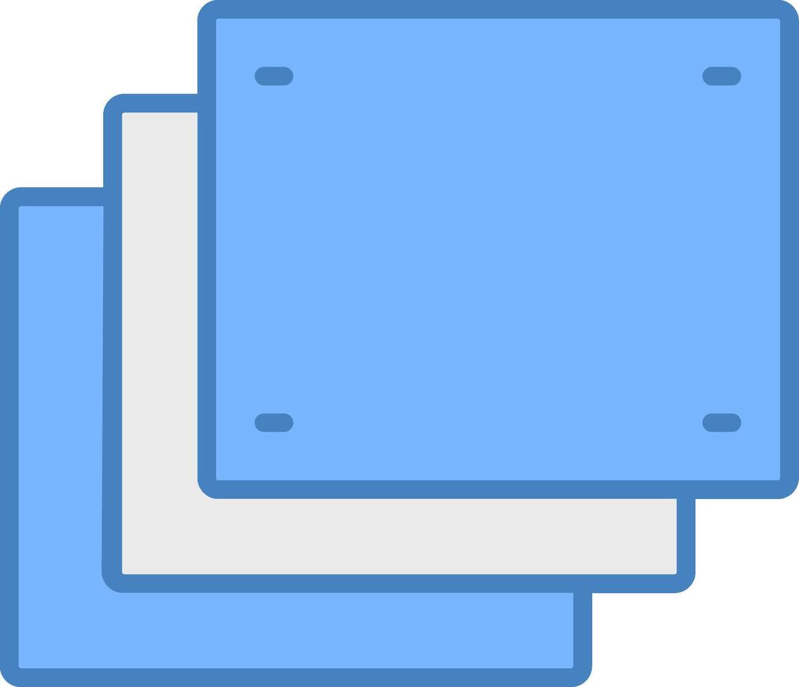 schuim lijn gevulde blauw icoon vector