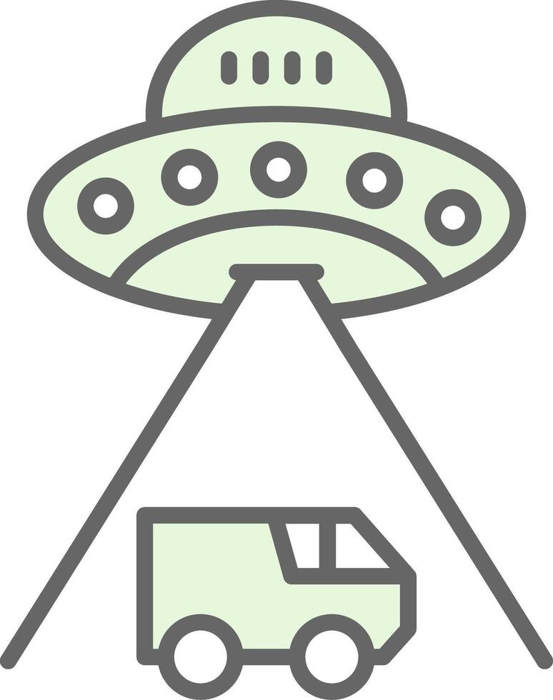 ufo filay icoon ontwerp vector