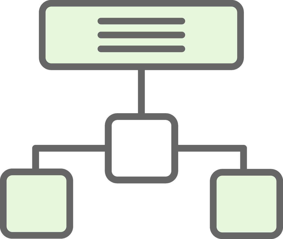 hiërarchisch structuur filay icoon ontwerp vector