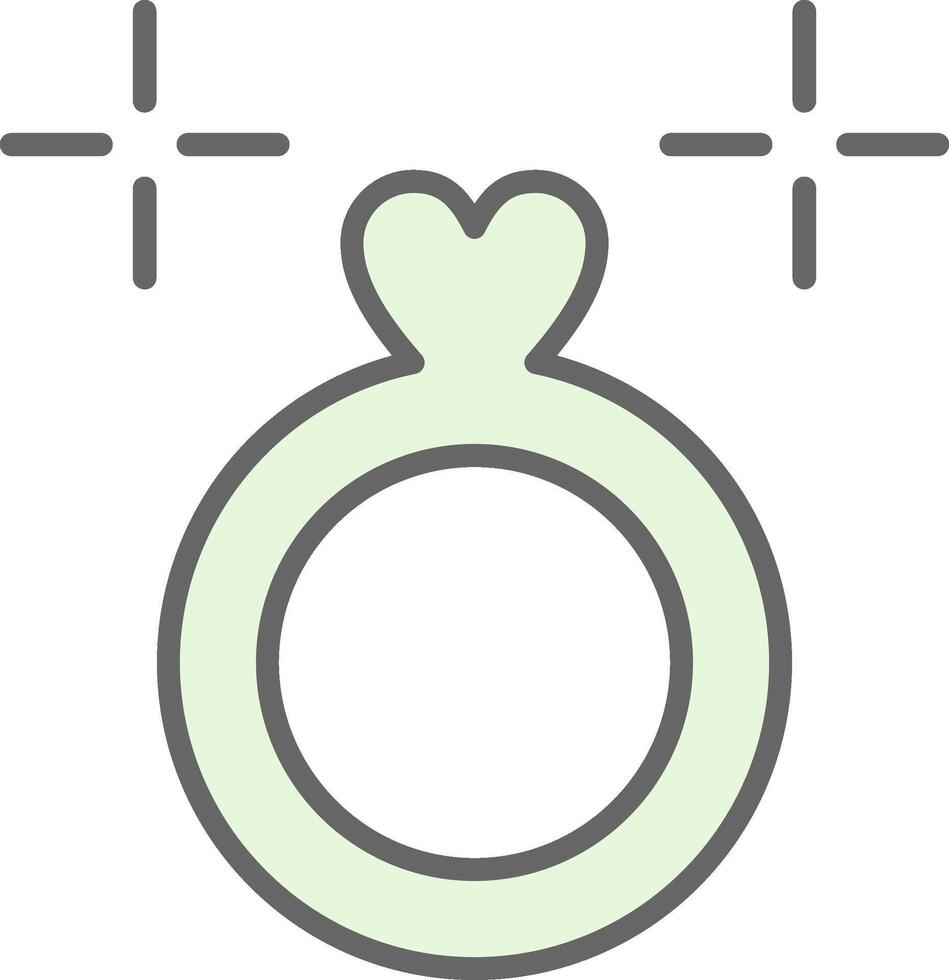 bruiloft ring filay icoon ontwerp vector