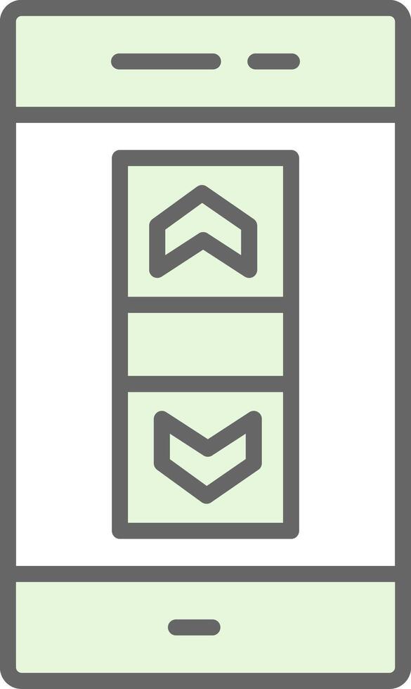 rol bar filay icoon ontwerp vector