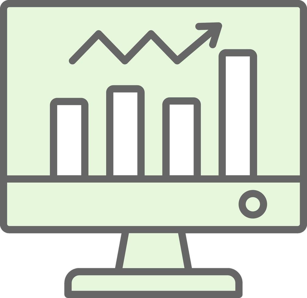 analytics filay icoon ontwerp vector