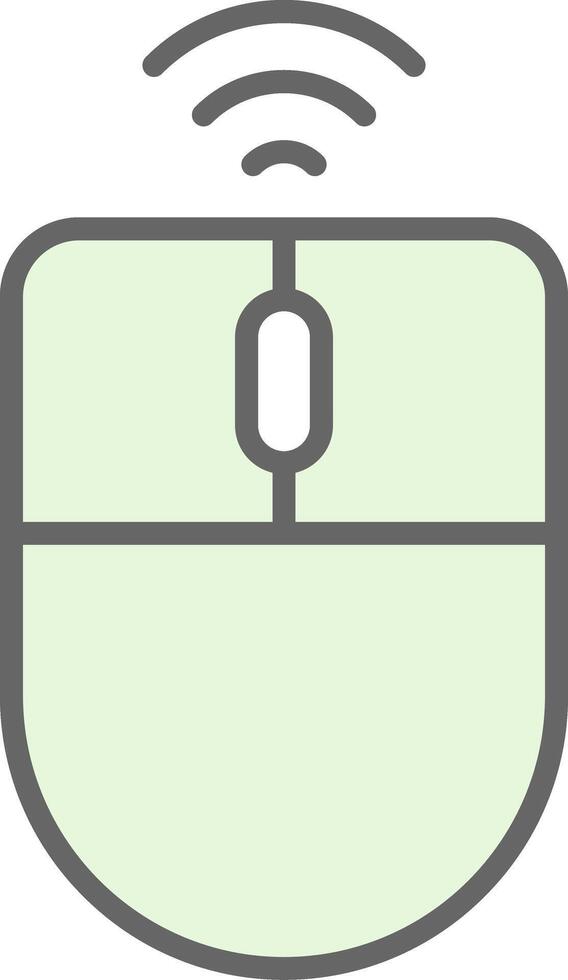 draadloze muis filay icoon ontwerp vector