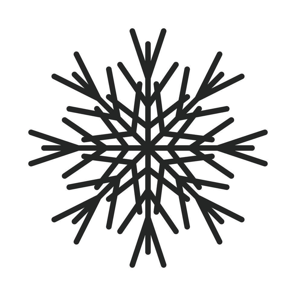 sneeuwvlokken Kerstmis Aan wit achtergrond vector