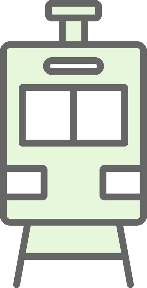 trein filay icoon ontwerp vector