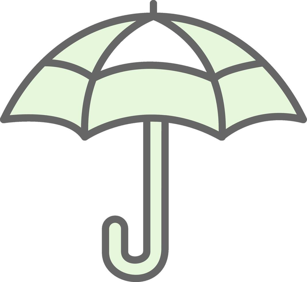 parasol filay icoon ontwerp vector