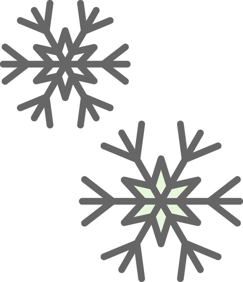 sneeuwvlokken filay icoon ontwerp vector