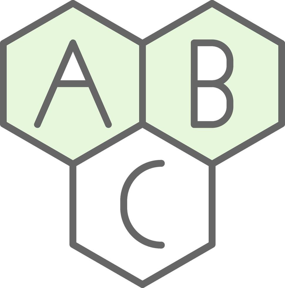 alfabet filay icoon ontwerp vector