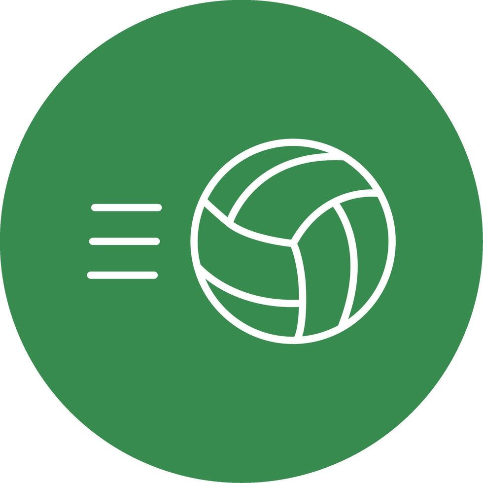 volley bal multi kleur cirkel icoon vector