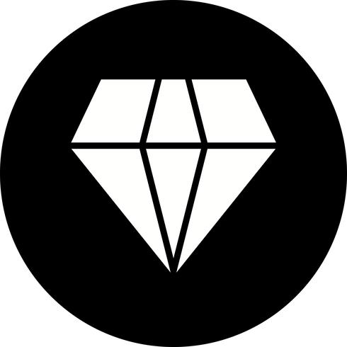 Vector diamant pictogram