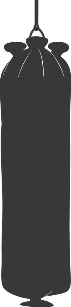 silhouet ponsen zak zwart kleur enkel en alleen vol vector