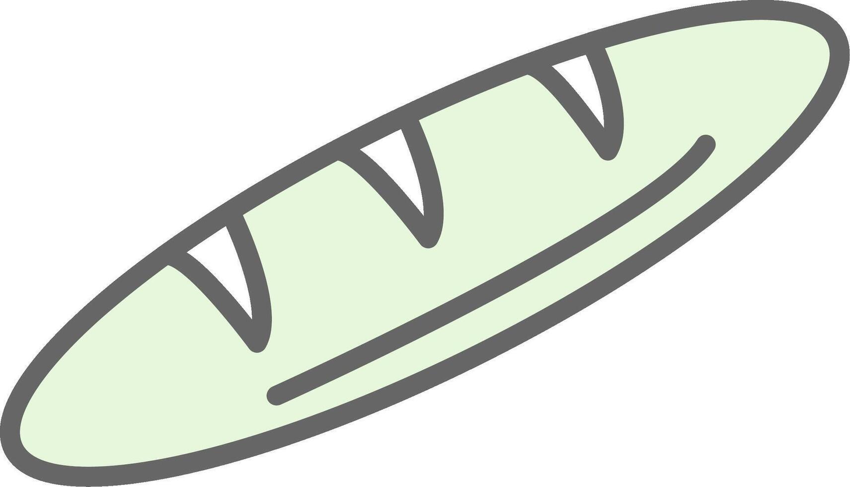 baguette filay icoon ontwerp vector