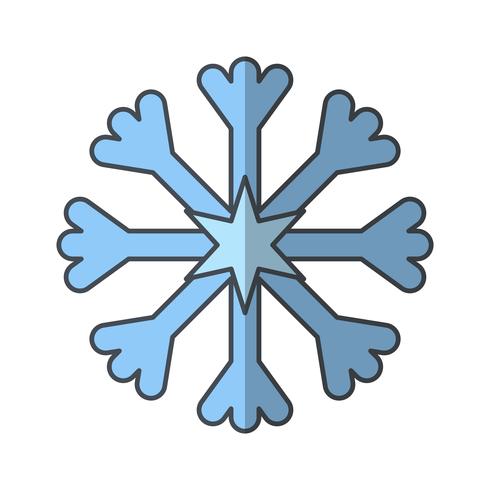 Sneeuw vlok Vector Icon