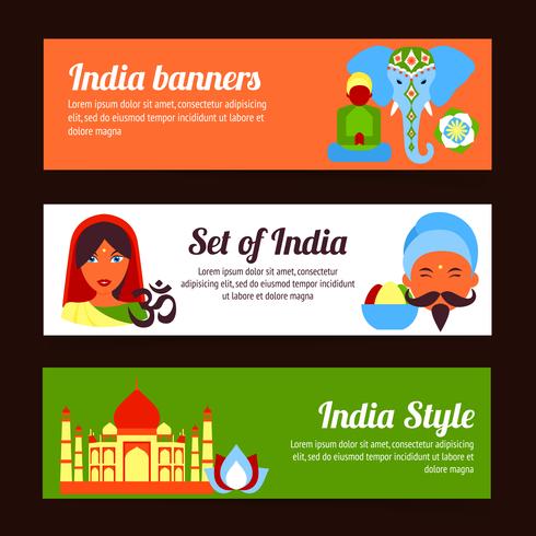 India mini-poster vector