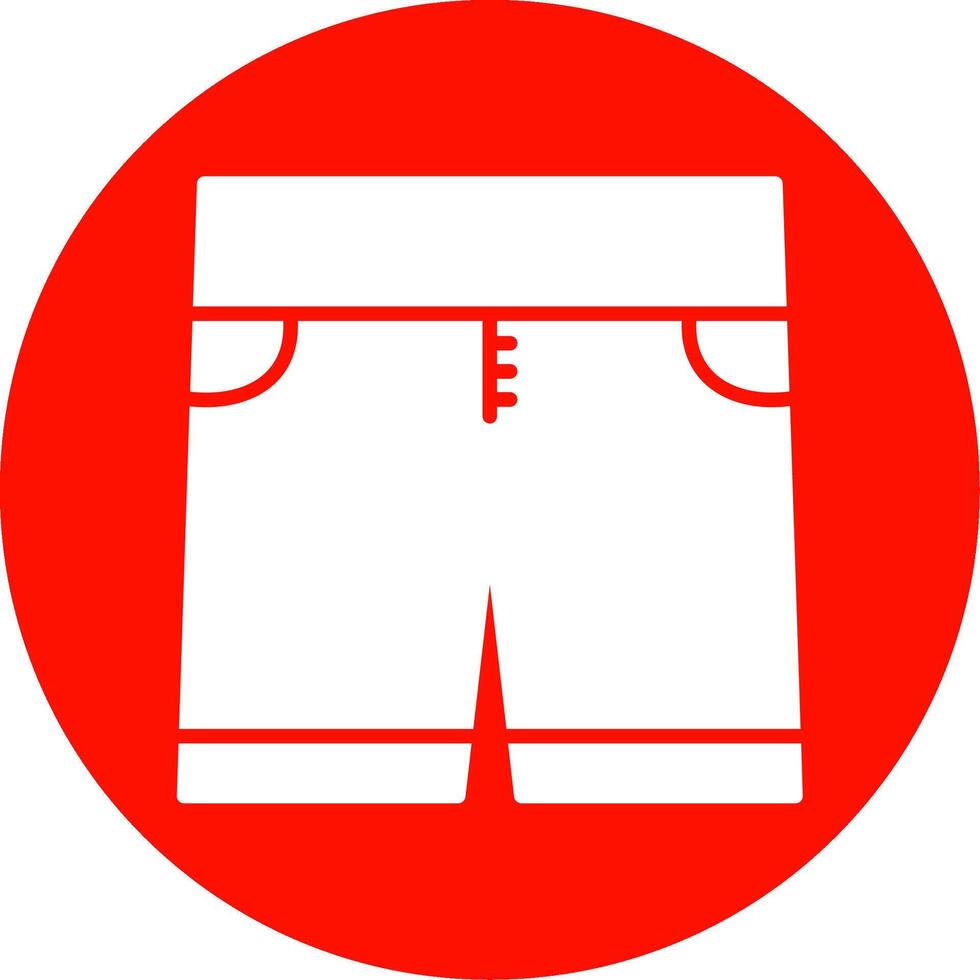shorts multi kleur cirkel icoon vector
