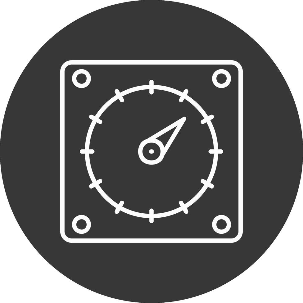 timer lijn omgekeerd icoon ontwerp vector