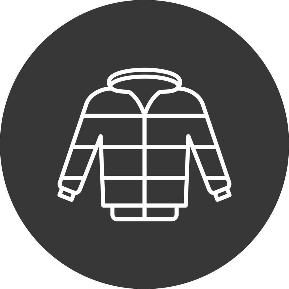 jasje lijn omgekeerd icoon ontwerp vector
