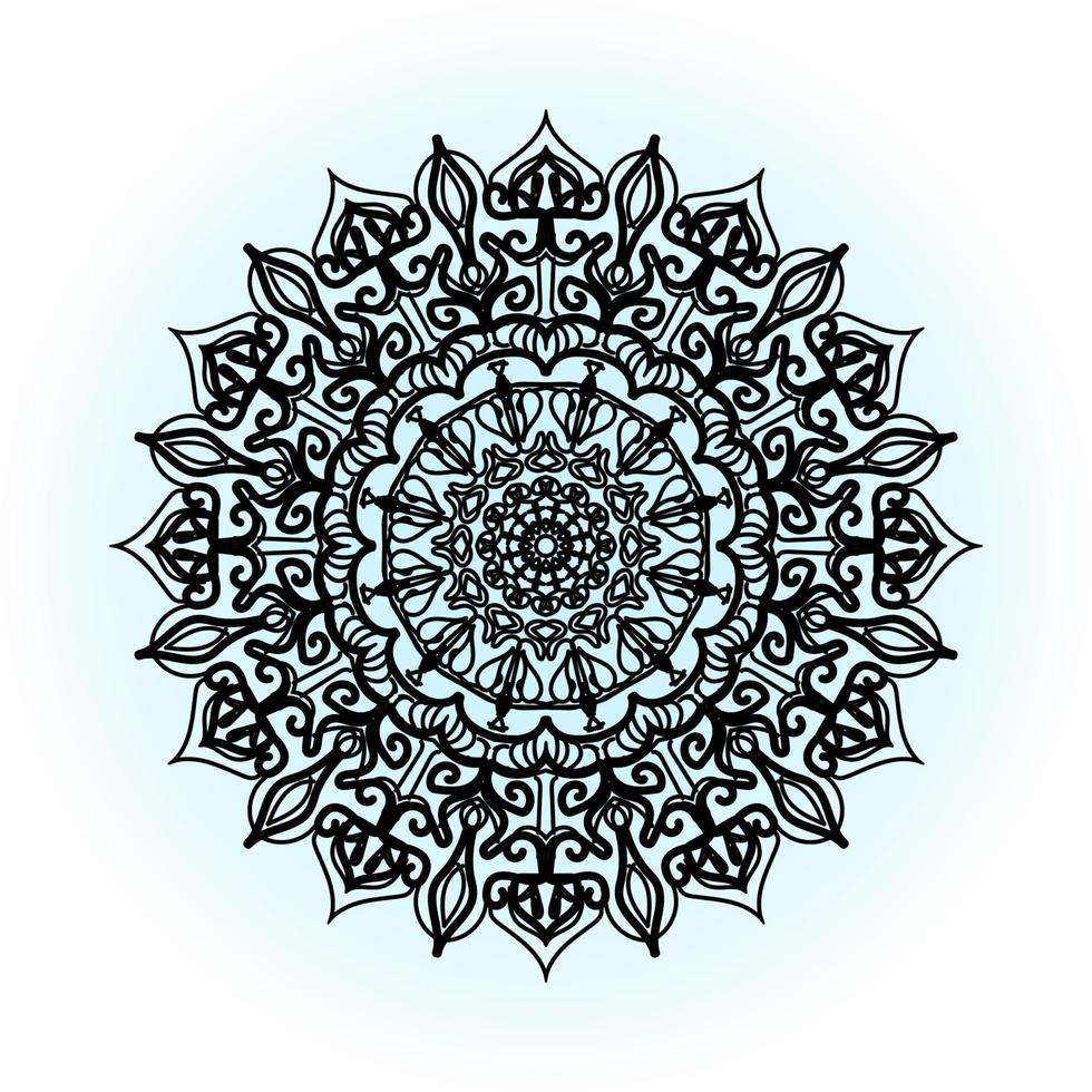 decoratieve concept abstracte mandala illustratie vector