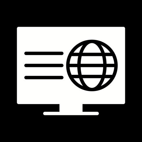 Vector webpagina pictogram