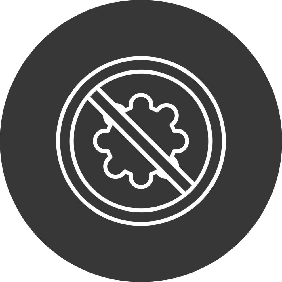 veiligheid lijn omgekeerd icoon ontwerp vector