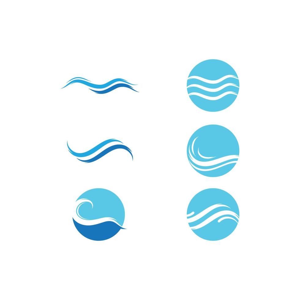 water golf pictogram vector illustratie ontwerp logo