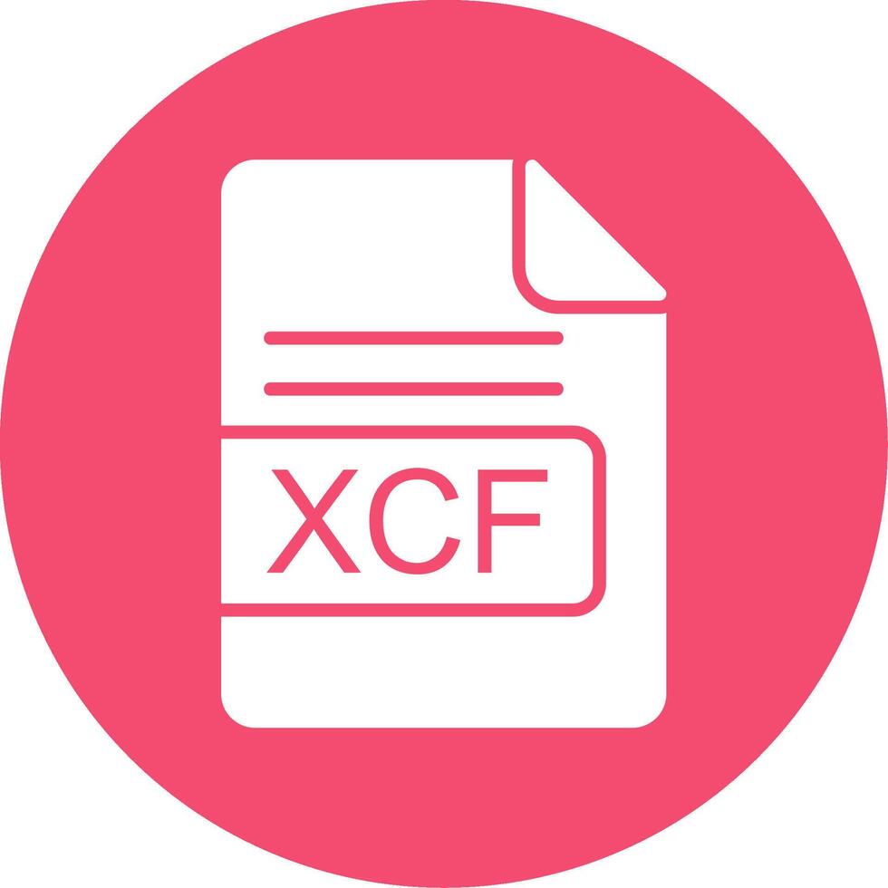 xcf het dossier formaat multi kleur cirkel icoon vector