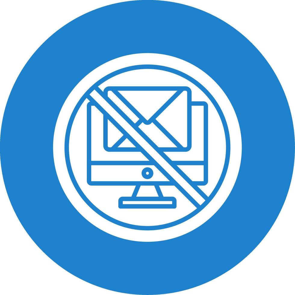 verboden teken multi kleur cirkel icoon vector
