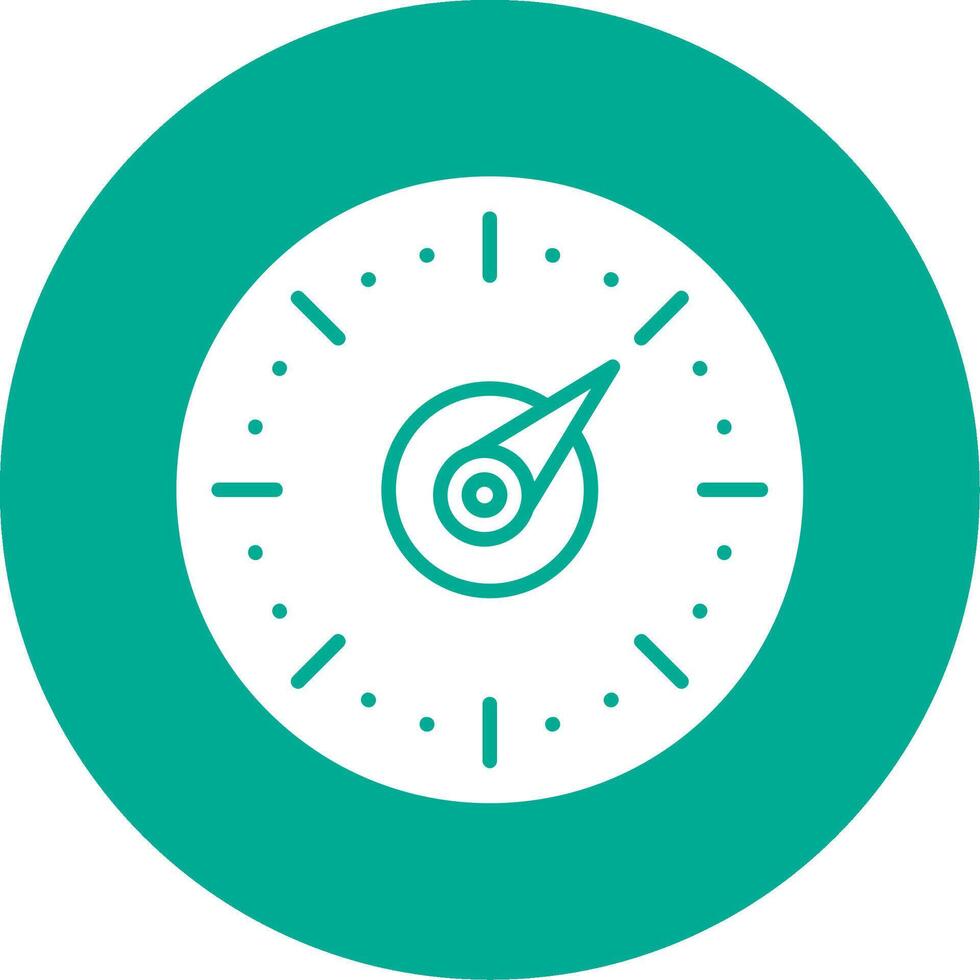 timer multi kleur cirkel icoon vector