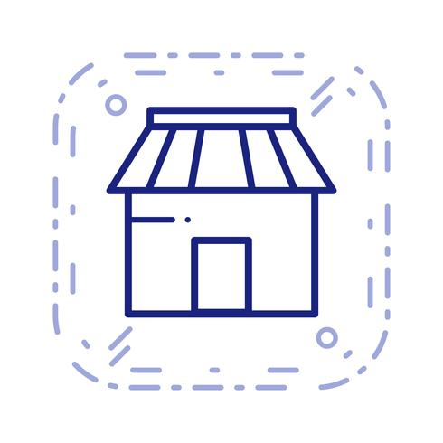 Vector winkel pictogram