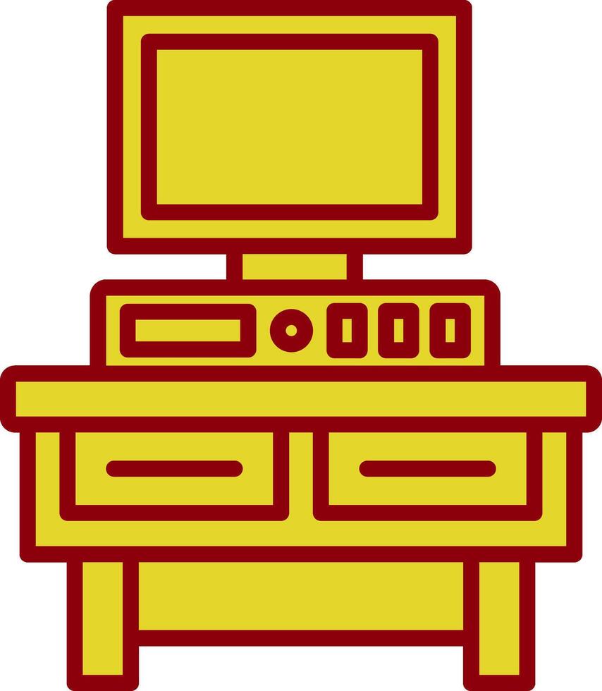 computer bureau wijnoogst icoon ontwerp vector