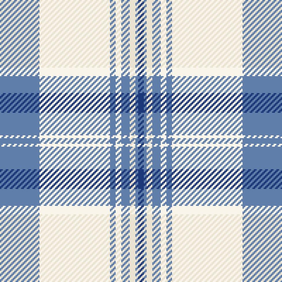 patroon plaid naadloos van controleren achtergrond met een kleding stof Schotse ruit textiel textuur. vector