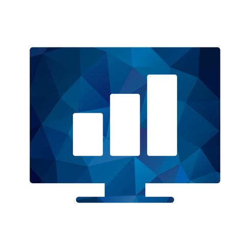 Vector statistieken pictogram