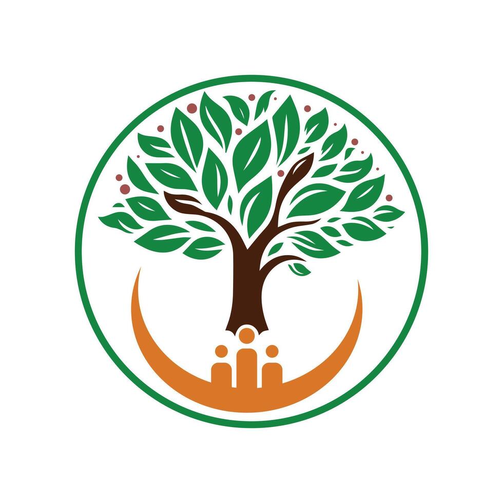 boom logo ontwerp illustratie vector