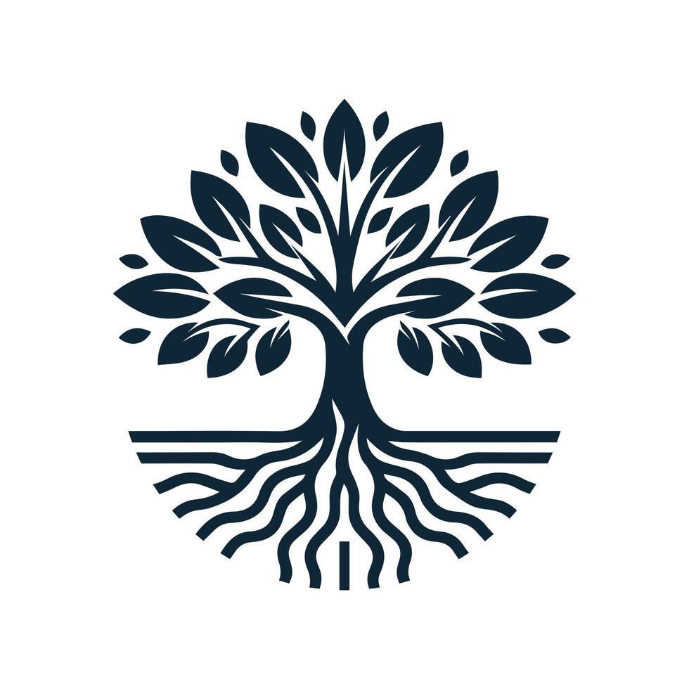 boom logo ontwerp illustratie vector