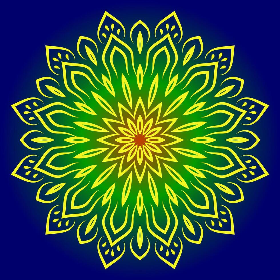 mandala kunst voor ontwerp wijnoogst achtergrond,decoratie, vector