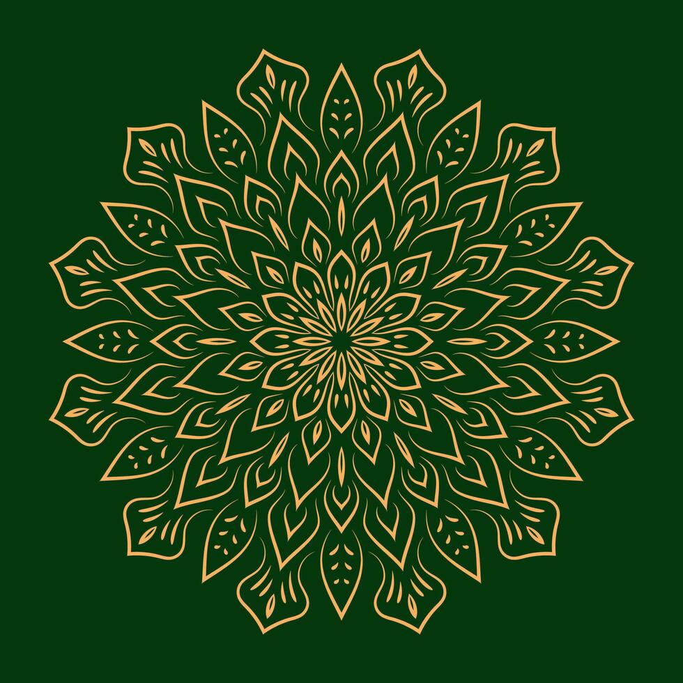 mandala kunst voor ontwerp wijnoogst achtergrond,decoratie, vector